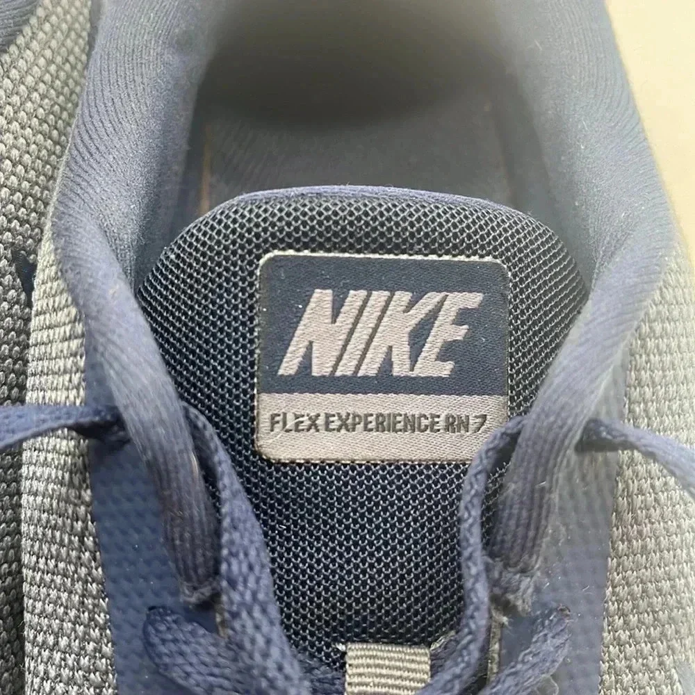 Nike Flex Experience RN 7 Sneakers Men’s 11 Blue Tie Athletic Xm‎ Comfort Sports